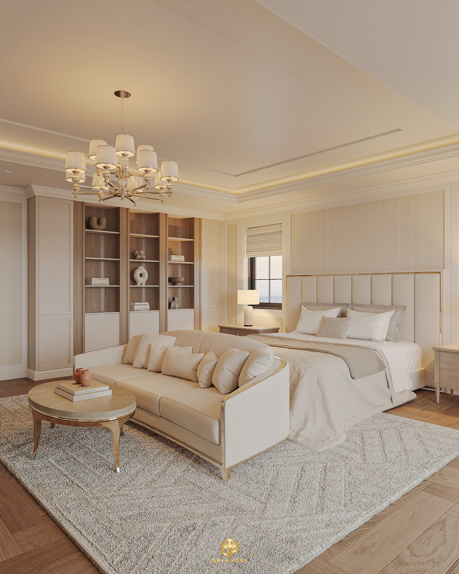 thiết kế nội thất phòng ngủ hiện đại 