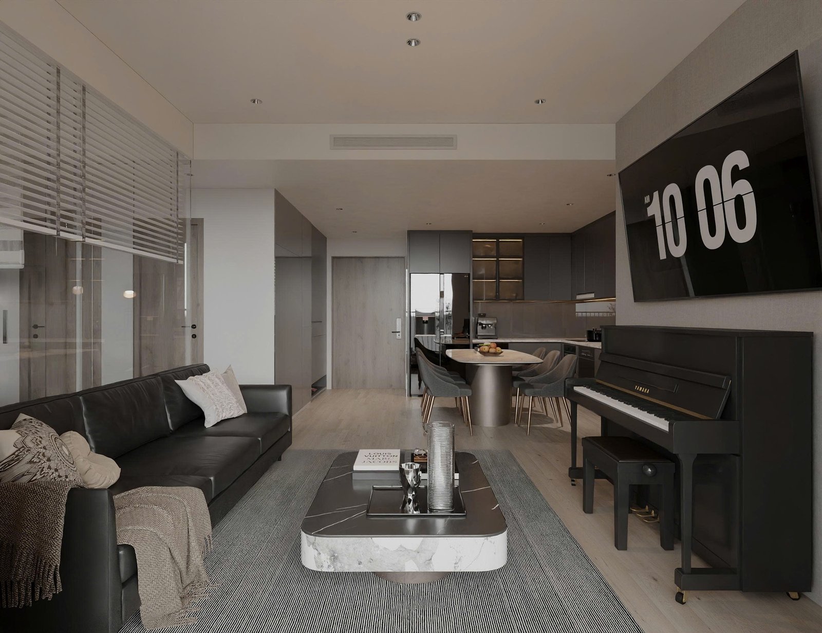 Thiết kế nội thất phong cách hiện đại 