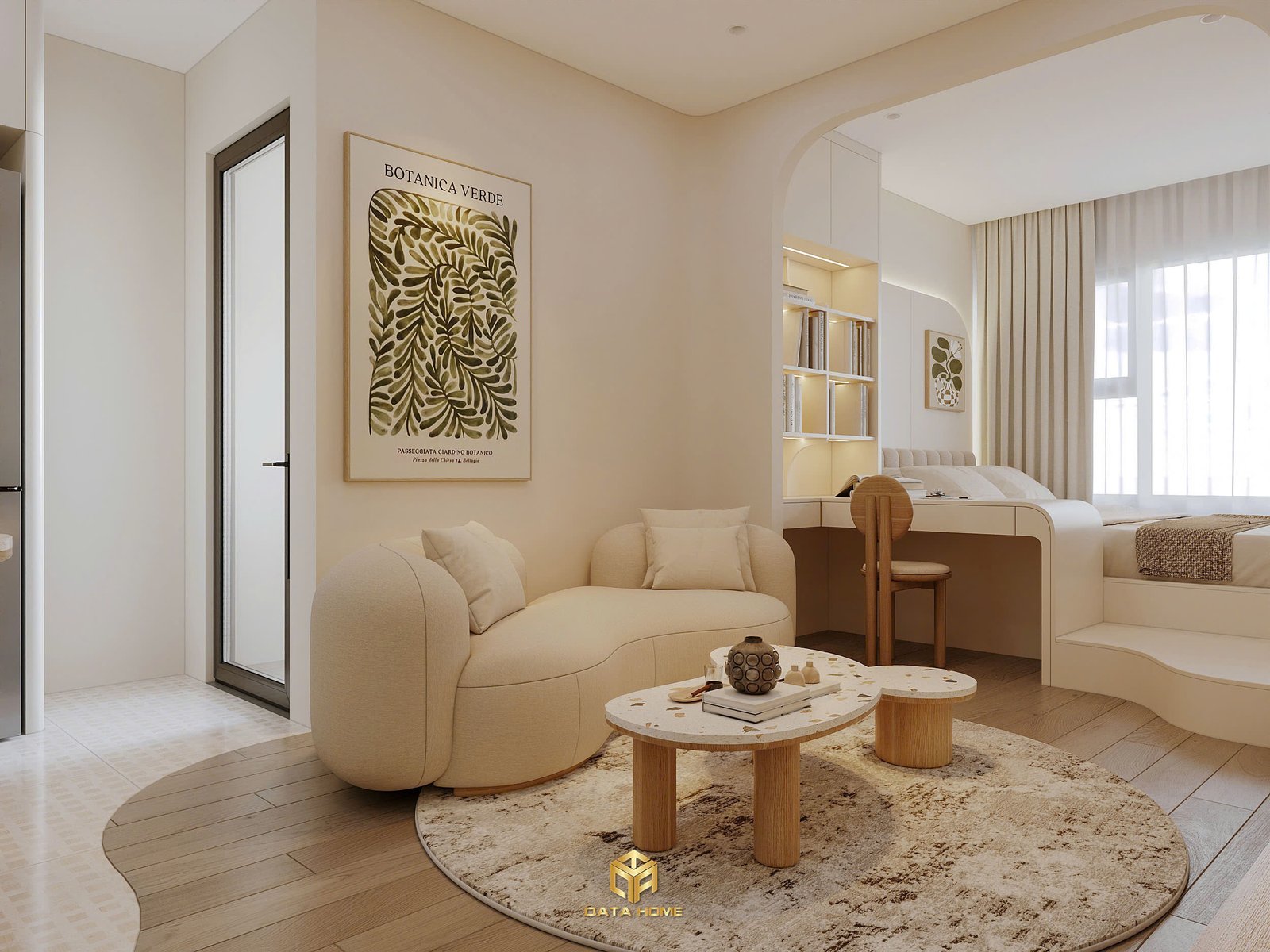 thiết kế nội thất phong cách wabi sabi