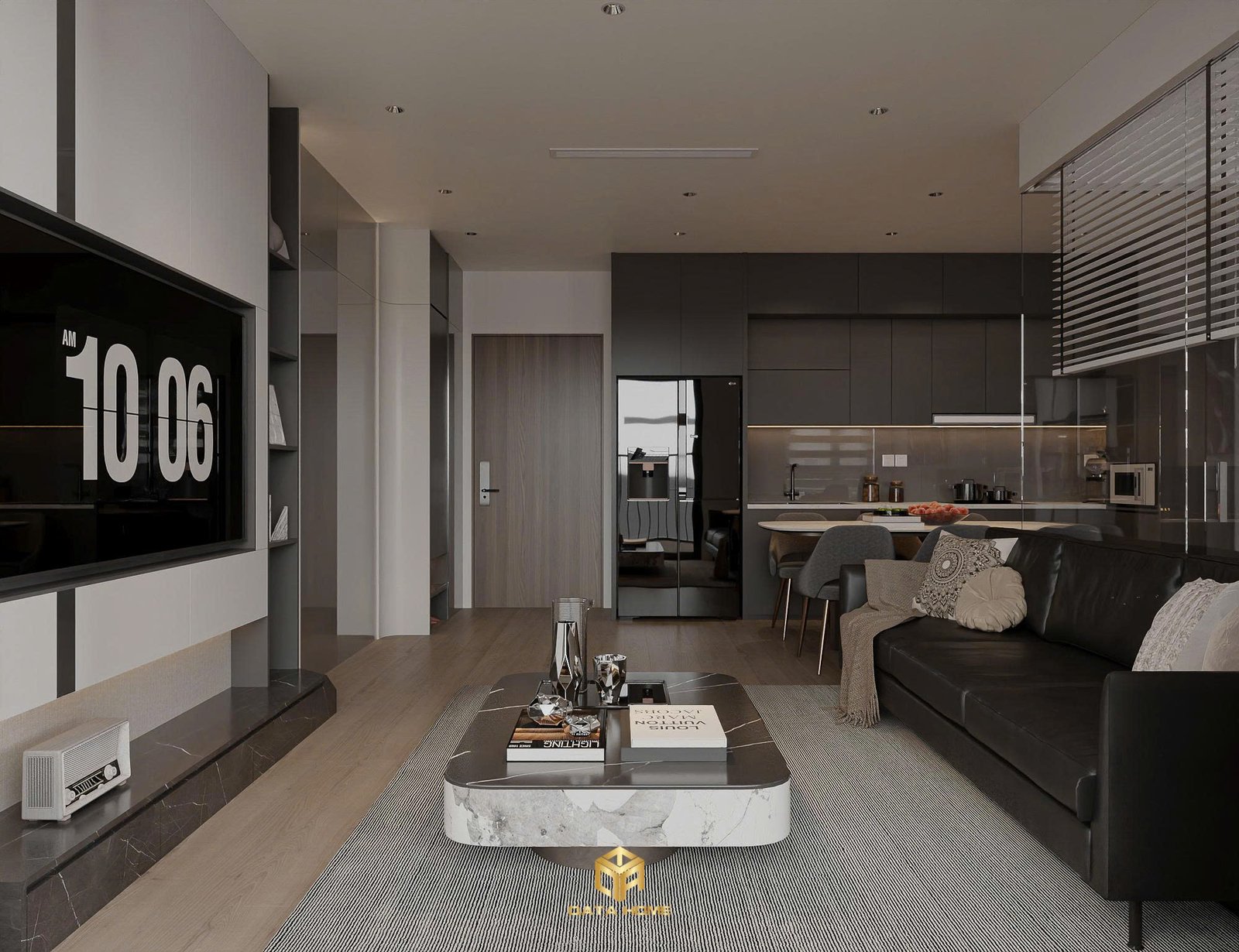 thiết kế nội thất phòng ngủ phong cách hiện đại