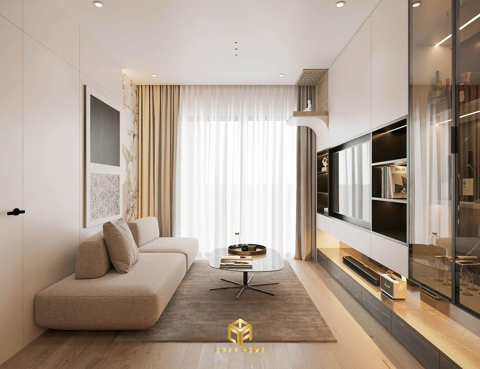 thiết kế nội thất phong cách hiện đại