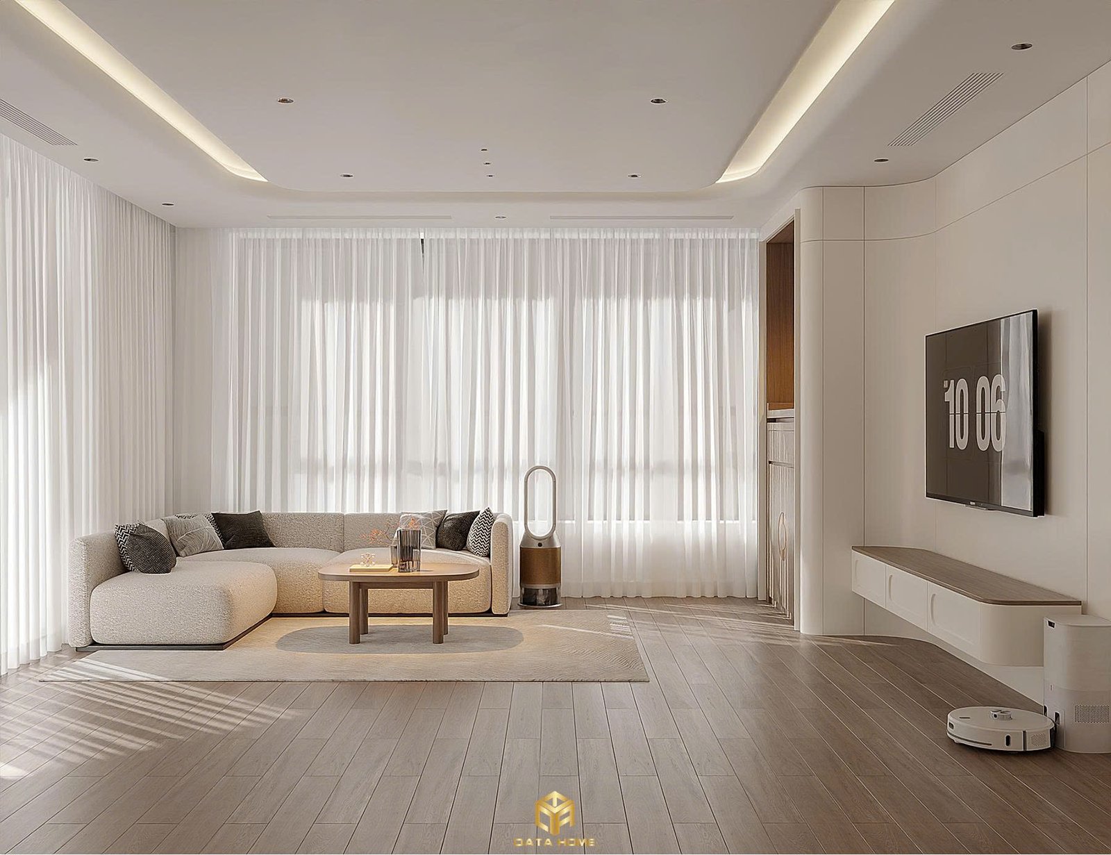 Thiết kế nội thất phong cách hiện đại tối giản