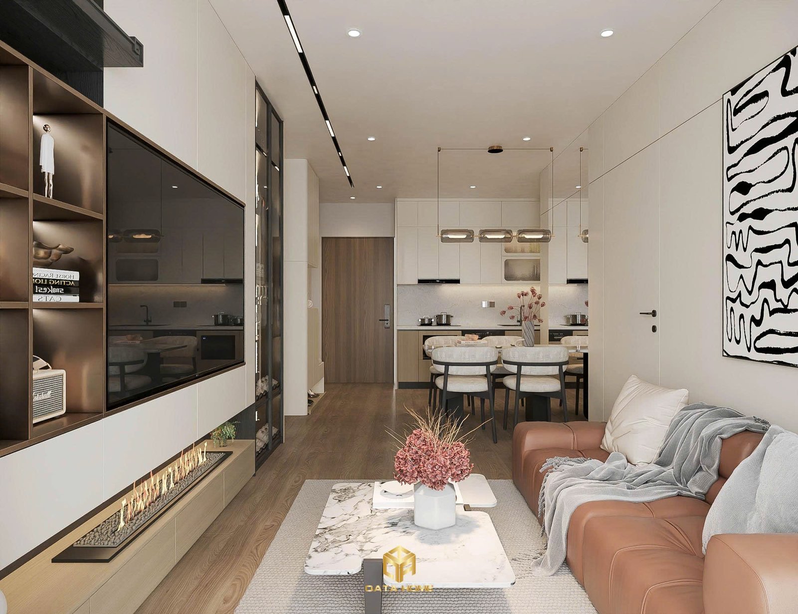 thiết kế nội thất chung cư hiện đại Vinsmart