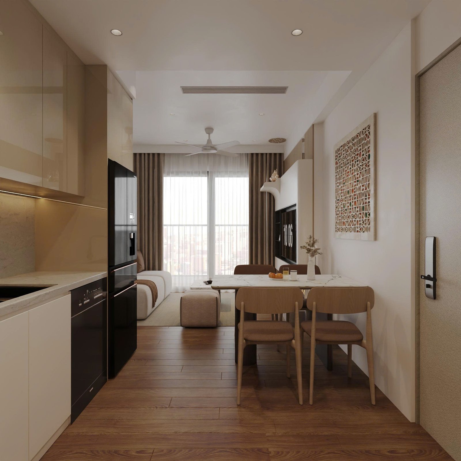 thiết kế nội thất phong cách hiện đại